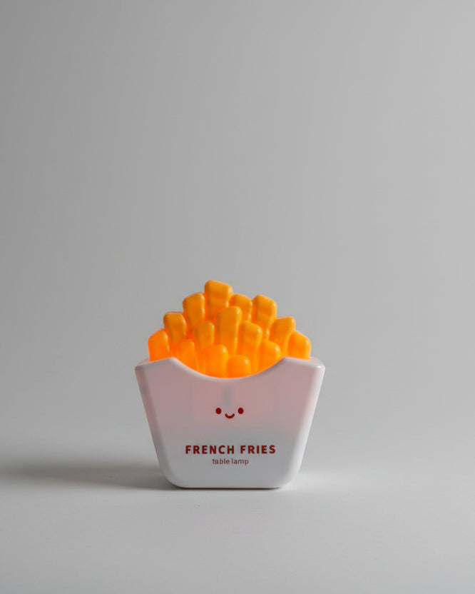 LUMINÁRIA BATATINHA FRITA COM LED - RECARREGÁVEL