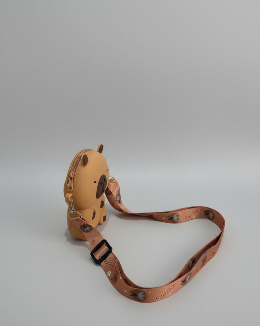 BOLSINHA SILICONE CAPIVARA