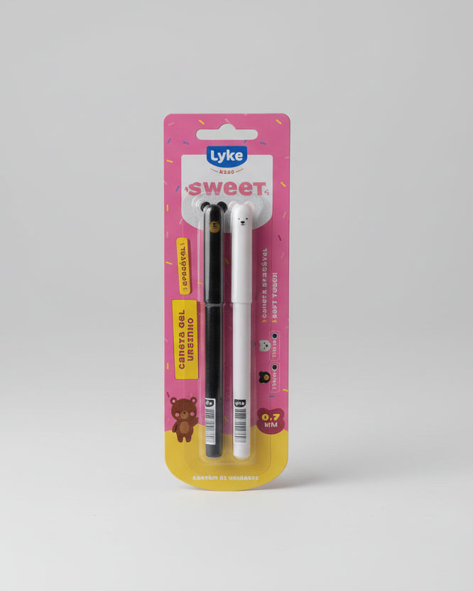 KIT CANETAS GEL URSINHO
