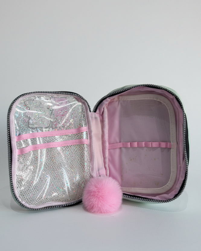 ESTOJO BOX COM POMPOM