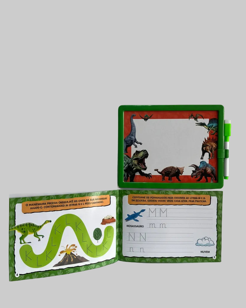 KIT ATIVIDADES COM  QUADRO BRANCO