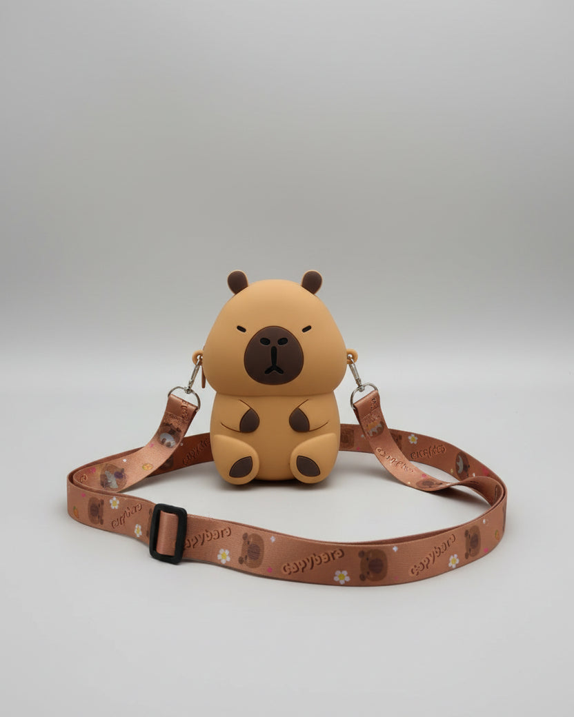 BOLSINHA SILICONE CAPIVARA