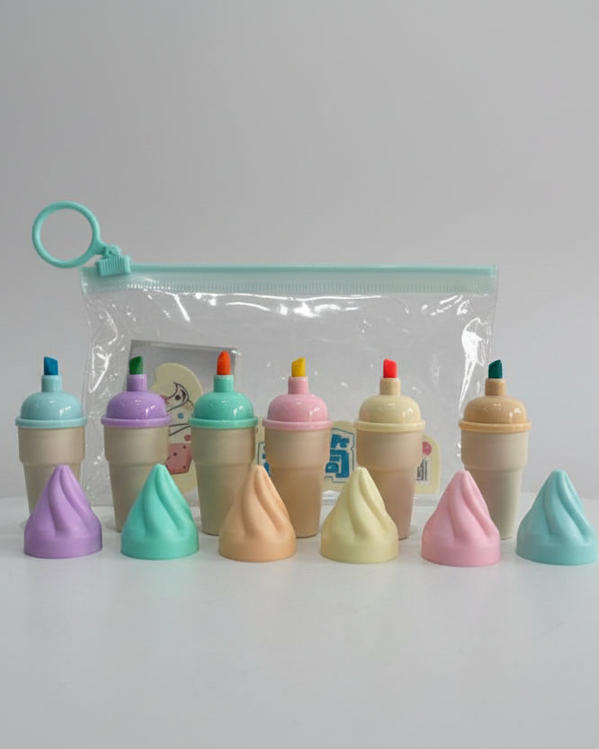 KIT MINI MARCA TEXTO SORVETINHO