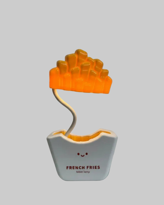 LUMINÁRIA BATATINHA FRITA COM LED - RECARREGÁVEL