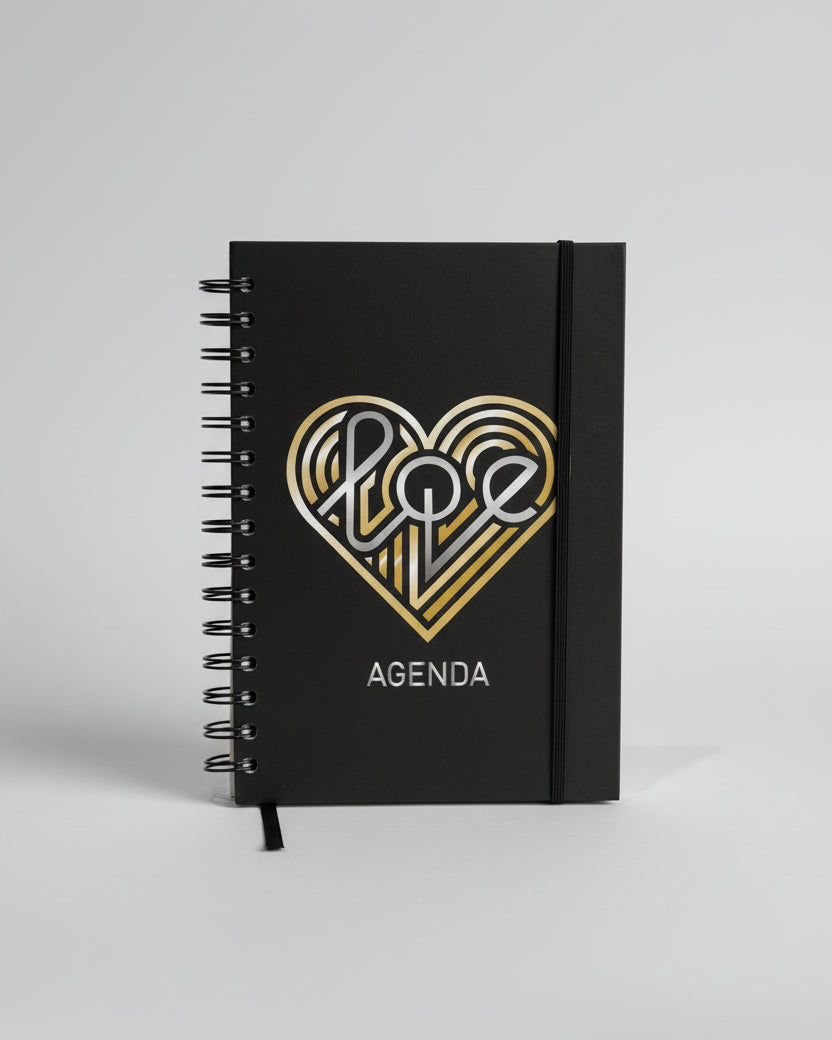 AGENDA/CADERNO ESPIRAL LOVE