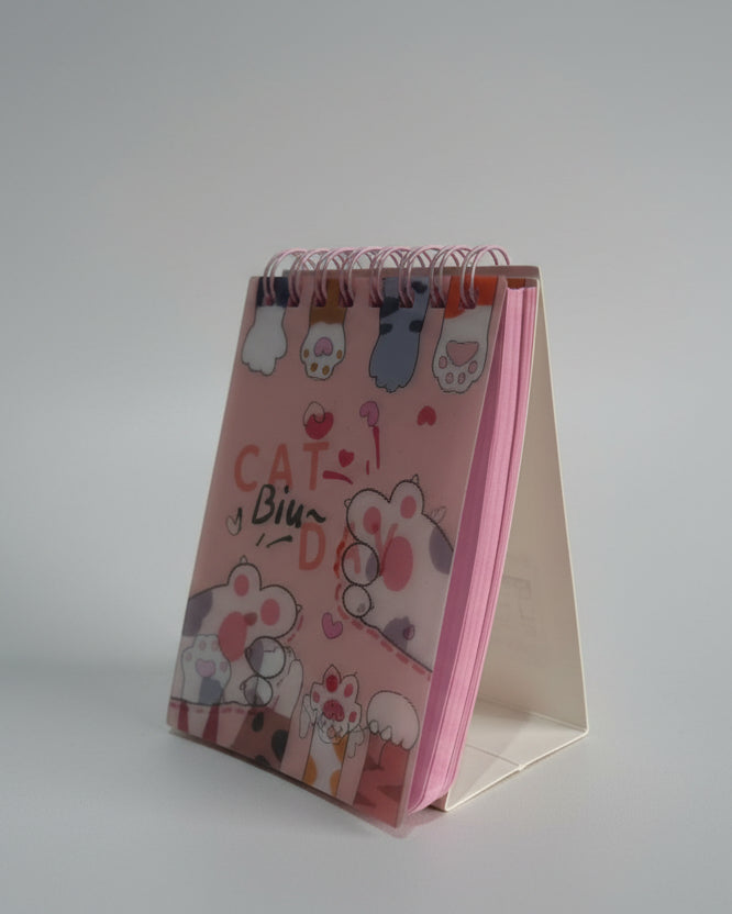 BLOQUINHO DE ANOTAÇÃO DE MESA GATINHOS