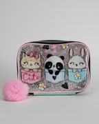 ESTOJO BOX COM POMPOM