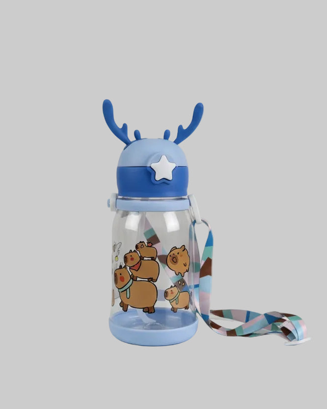 GARRAFA PLÁSTICA COM ALÇINHA CAPIVARA