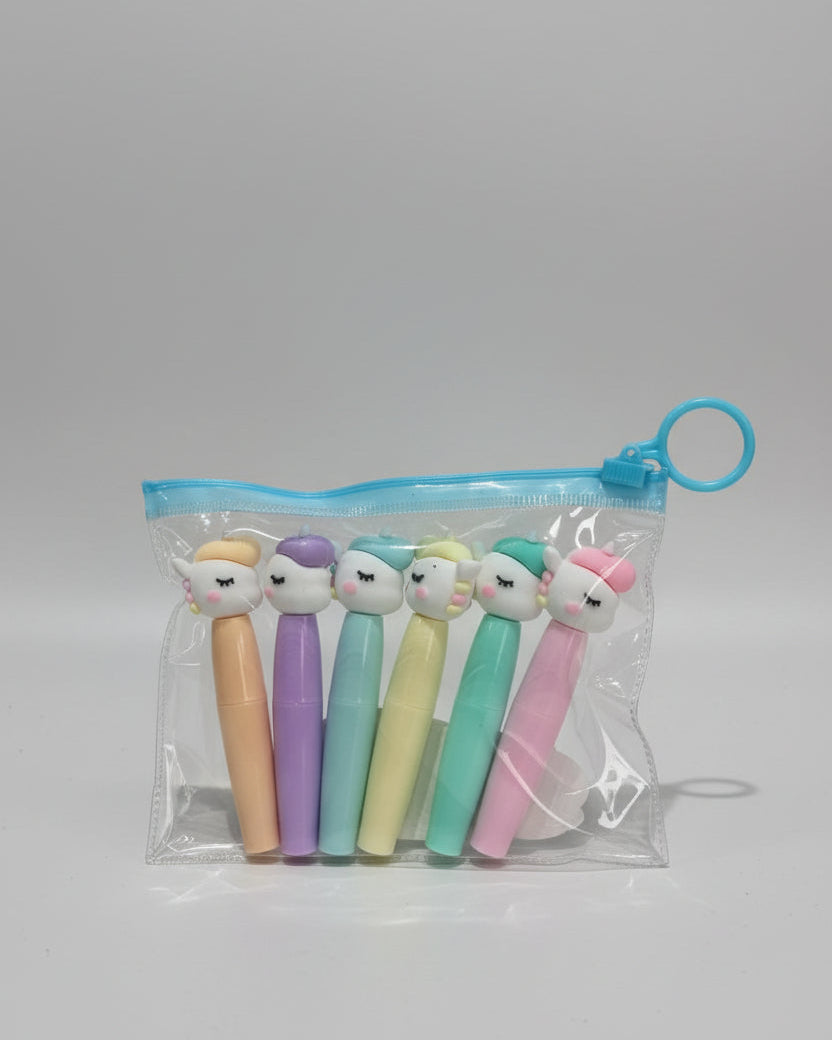 KIT MINI MARCA TEXTO UNICÓRNIO