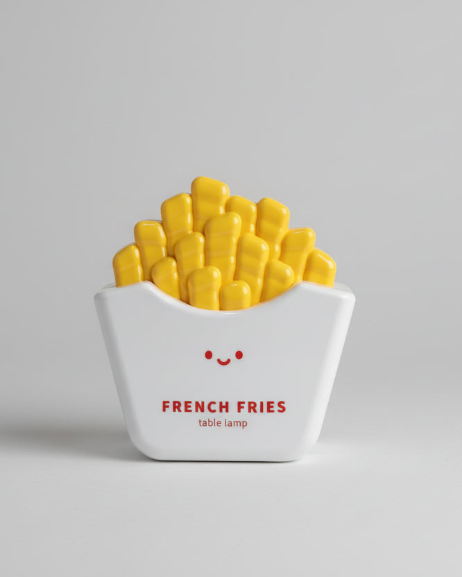 LUMINÁRIA BATATINHA FRITA COM LED - RECARREGÁVEL