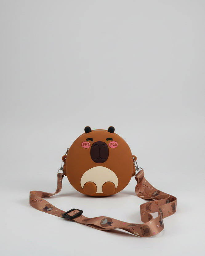 BOLSINHA SILICONE CAPIVARA