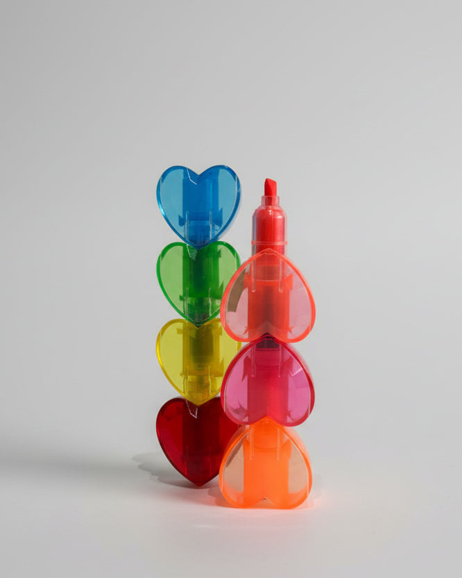 MARCA TEXTO CORAÇÃO  ESTILO TORRE