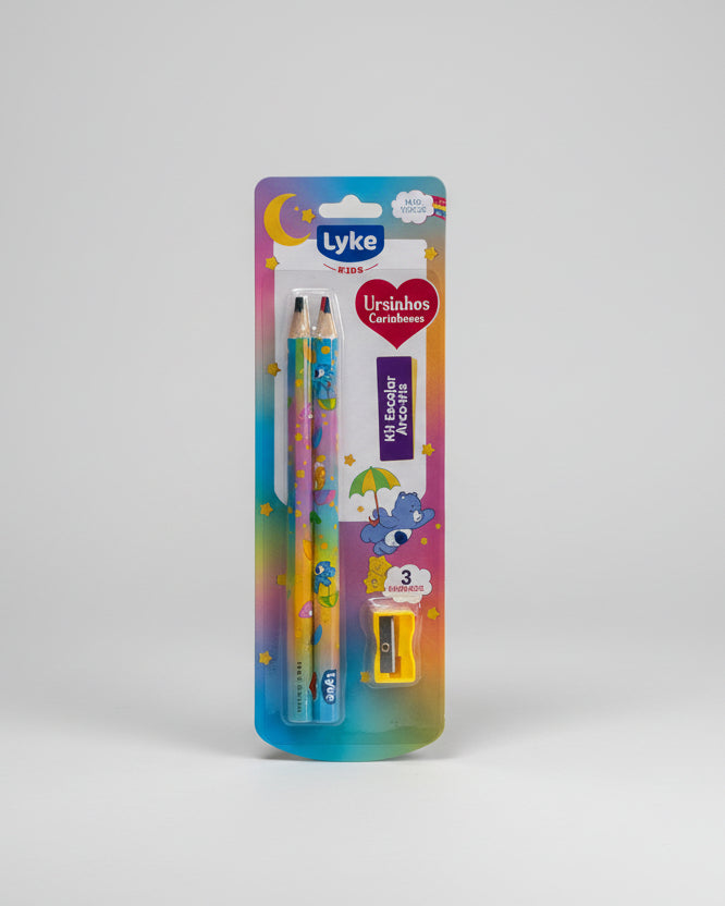 KIT LÁPIS DE COR RAINBOW URSINHOS CARINHOSOS