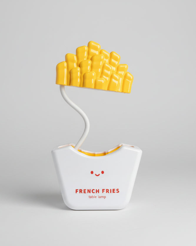 LUMINÁRIA BATATINHA FRITA COM LED - RECARREGÁVEL